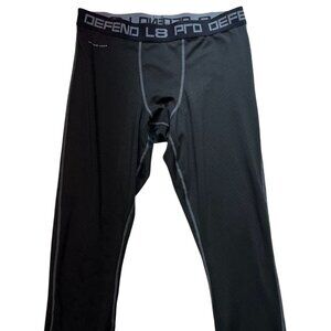 Layer 8 Performance Men's Qwick Dry Tights Pants Stretch Size L Black Athletic
